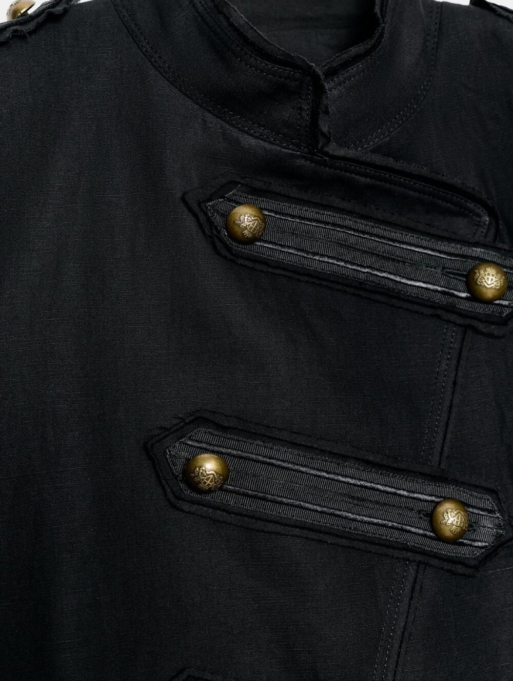 ZARA ZW COLLECTION JACKET WITH BUTTON DETAILS - Picture 5 of 6